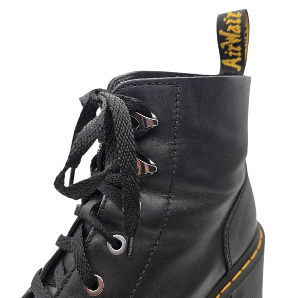 Dr. Martens Jesy Heeled Leather Lace-Up Boots – Size 10 US Womens - Picture 6 of 12